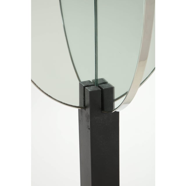 Black 1980s Floor Mirror by Robert Currie for Henri Bendel's Store For Sale - Image 8 of 11
