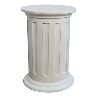 20th Century Column in Enameled Ceramic For Sale