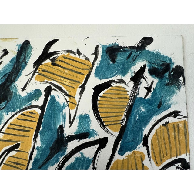 1990s Original Print Titled "Sailboat Race" by Stanley J. Krupa, Dated 1990 For Sale - Image 5 of 9