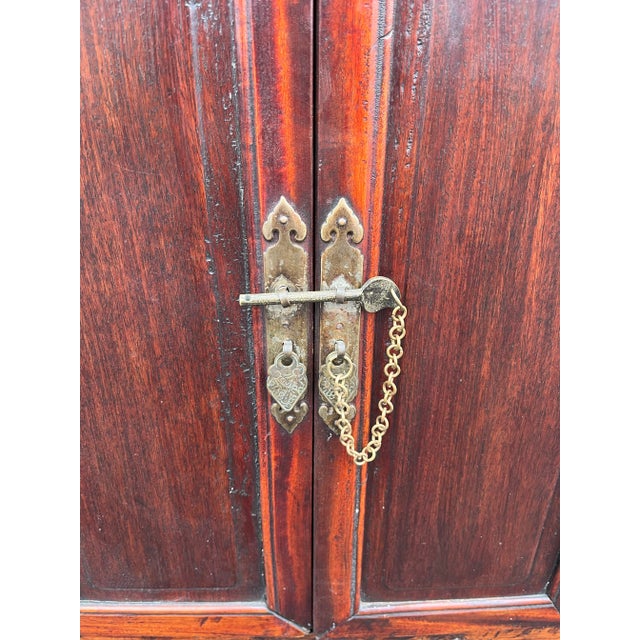 Early 20th Century Antique Chinese Rosewood Chest of Drawers or Cabinet- Early 1900s For Sale - Image 5 of 12