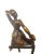 This large wooden statue features a nude sign abstract design, typical of the 1970s era. Handmade with carvings, this...