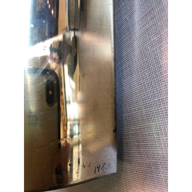 Mid-Century Modern Mid Century Curtis Jere Brass Sconce For Sale - Image 3 of 5