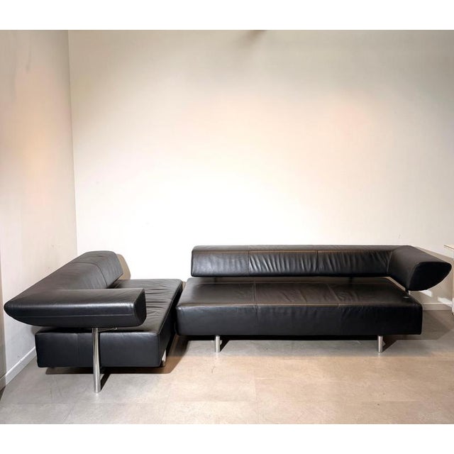 Arthe Leather Modular Sofa Bed from Cor, Set of 3 For Sale - Image 6 of 9