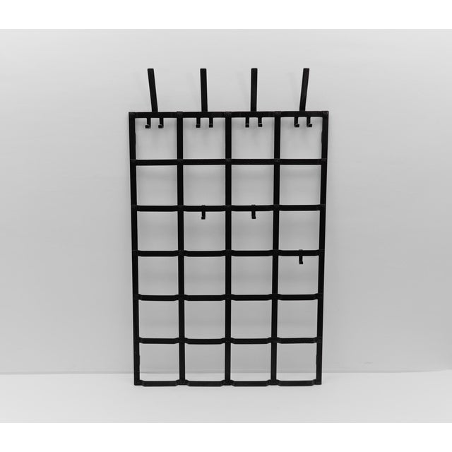Mid-Century Modern Geometric 3D Wall Coat Rack, 1960s For Sale - Image 10 of 10