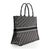 Black Christian Dior Medium Oblique Book Tote, Black & White For Sale - Image 8 of 18