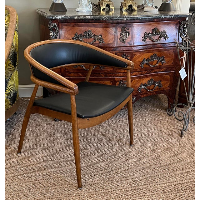 Brown James Mont King Cole Mid-Century Beech Bentwood Armchair For Sale - Image 8 of 8