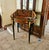 French Ladies Writing Desk With Gallery Rail & 6 Drawers – Bronze Mounted Vanity Desk For Sale - Image 4 of 5