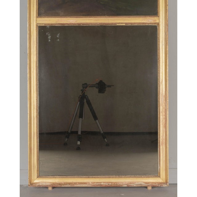 18th Century French Trumeau Mirror With Greek Myth Painting For Sale - Image 10 of 10