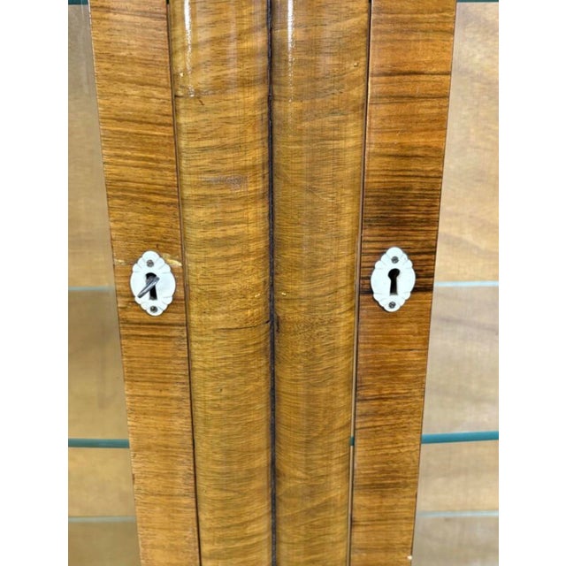 Vintage English Art Deco Display Cabinet, 1930s For Sale - Image 4 of 10