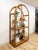 Wood Danish MCM Bentwood Display Shelf Glass Shelves Vintage Etagere Bookcase For Sale - Image 7 of 13