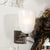 Metal Pair of Modernist Hand-Blown Murano Glass Pulegoso Sconces in Oil Rubbed Bronze For Sale - Image 7 of 17