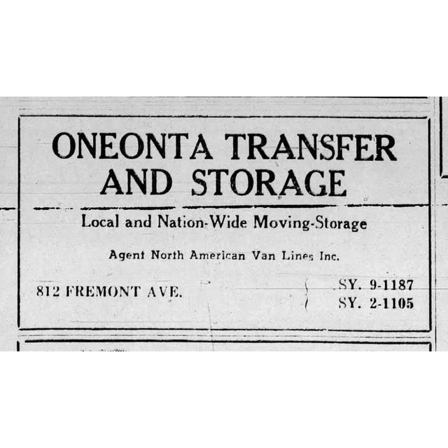 Vintage Moving and Storage Services Tin Advertising Sign For Sale In Chicago - Image 6 of 6
