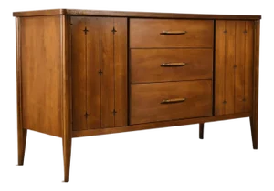 Broyhill Saga Vintage Mid Century Modern Buffet Credenza C. 1960s