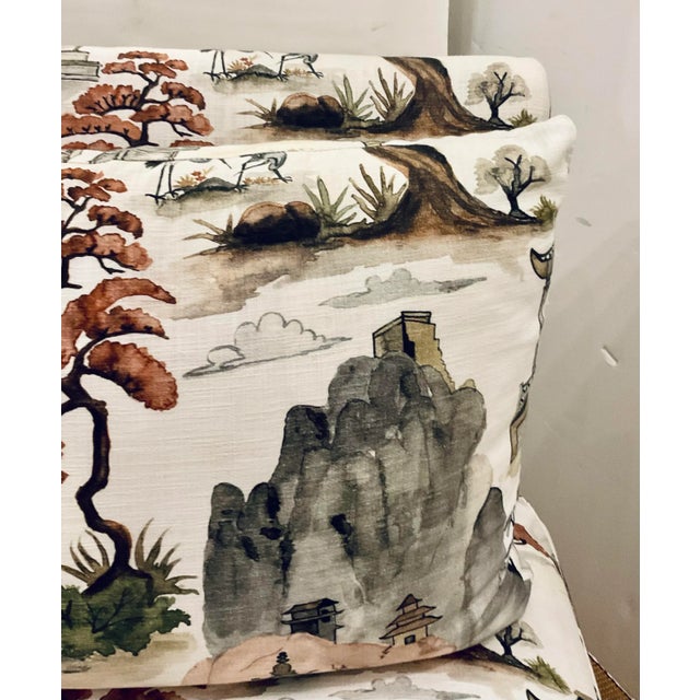 Hooker Furniture Hooker Asian Modern Custom Margot Slipper Chairs Pair For Sale - Image 4 of 7