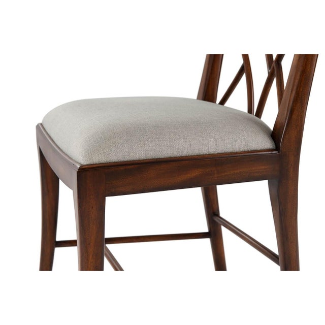 Not Yet Made - Made To Order Chinoiserie Cockpen Dining Chairs- Set of 2 For Sale - Image 5 of 7