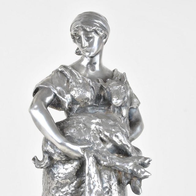 R Rozet, Agricultural Trophy, Early 20th Century, Silvered Christofle Bronze For Sale - Image 9 of 18
