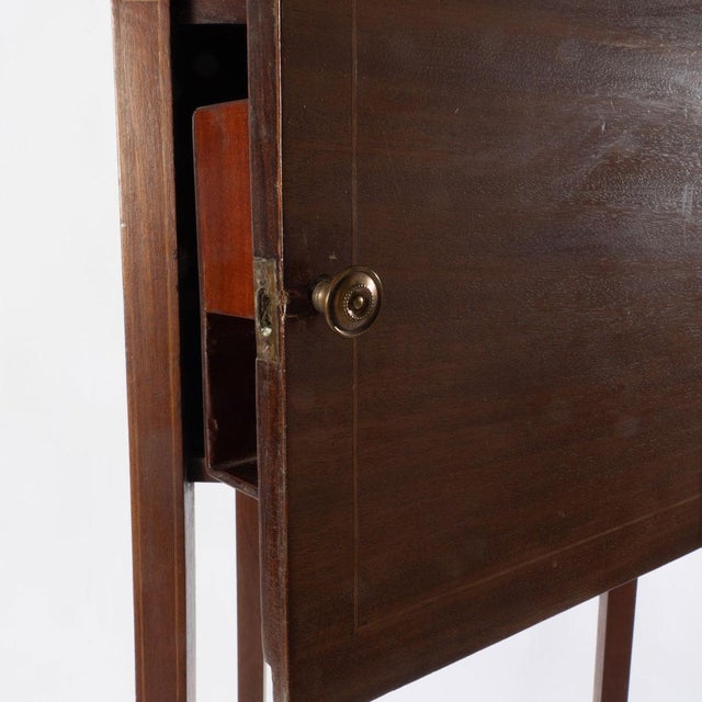 Brown Inlaid Mahogany Shaving Stand For Sale - Image 8 of 13