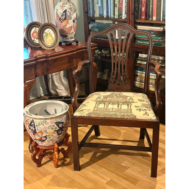 This chair is so graceful. It is referred to as a carver chair because it would have been the arm chair at the head of a...