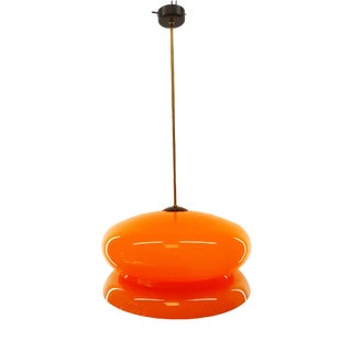 Vintage Orange Pendant, 1960s For Sale