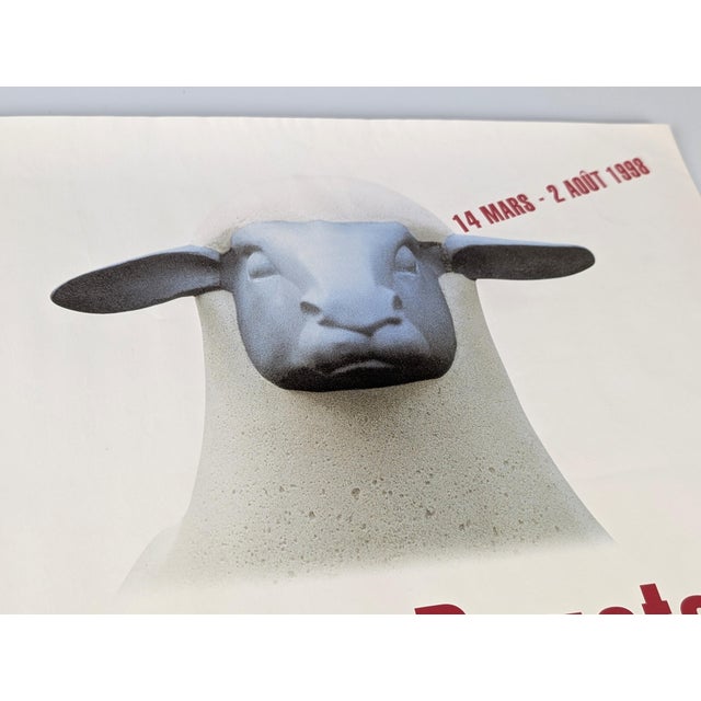 Original Exhibition Poster of Les Lalanne À Bagatelle after Claude & François-Xavier Lalanne, 1998 For Sale - Image 3 of 13