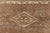 Brown Tribal Medallion Design Turkish Antique Kars Oushak Rug in Warm Brown Tones For Sale - Image 8 of 13