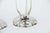 Silver Candlesticks with Circular Bases, Set of 2, in Good conditions.