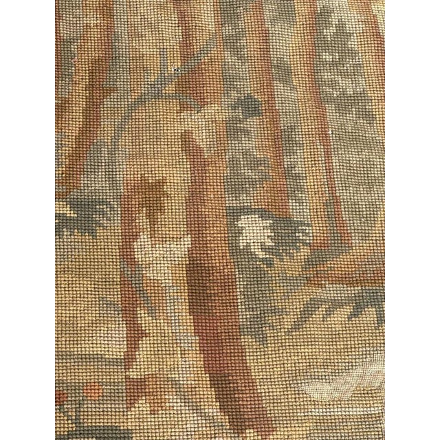 French Needlepoint Panel Tapestry, 1890s For Sale - Image 5 of 15