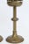 Gothic Antique French Gilt Brass Altar Candlesticks - Set of 3 For Sale - Image 3 of 11