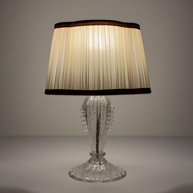 Murano Glass Table Lamp from Barovier and Toso, Italy, 1980s For Sale - Image 10 of 18