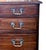 A Small George III Period Mahogany and Brass Chest of Drawers For Sale - Image 10 of 15