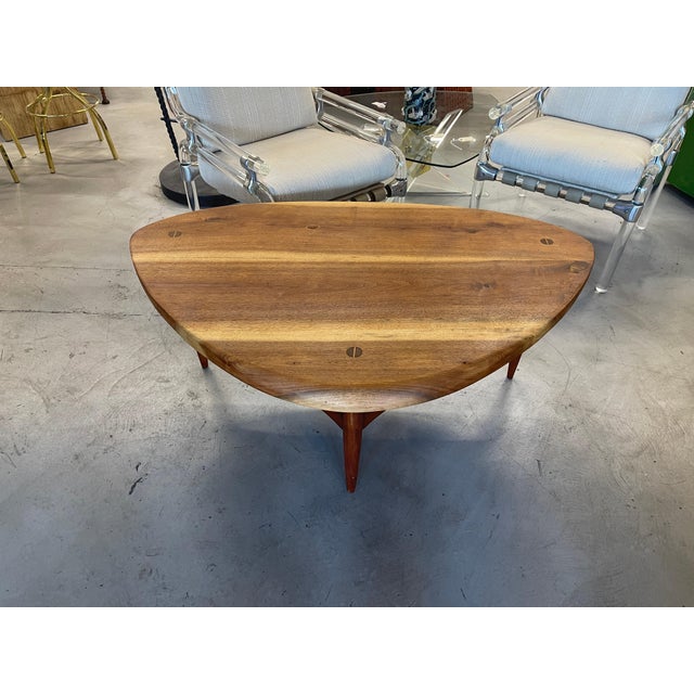 Early 20th Century Scandinavian Mid-Century Guitar Pick Leaf Table For Sale - Image 13 of 18