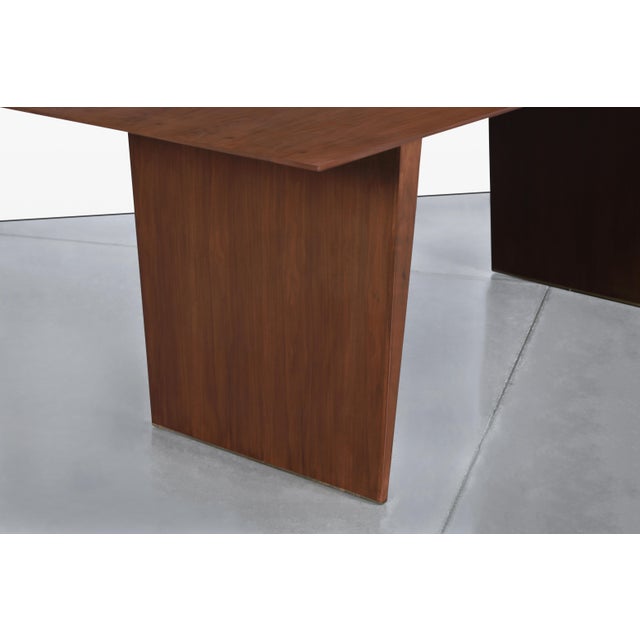 Dunbar Furniture Mid-Century Walnut Extendable Dining Table by Edward J. Wormley for Dunbar For Sale - Image 4 of 17