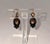 Victorian Rose Gold, Black Onyx, and Pearl Dangling Earrings A beautiful piece of Victorian Mourning jewelry, created for...