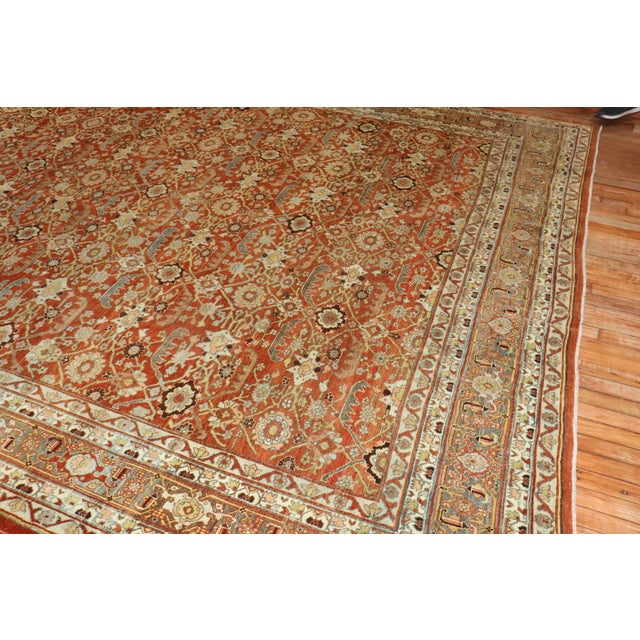 Persian Antique Bidjar Rug For Sale - Image 4 of 18