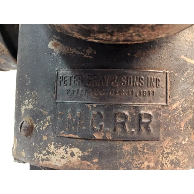 Peter Gray & Sons Railroad Switch Lantern - Michigan Central Railroad For Sale In Baltimore - Image 6 of 12