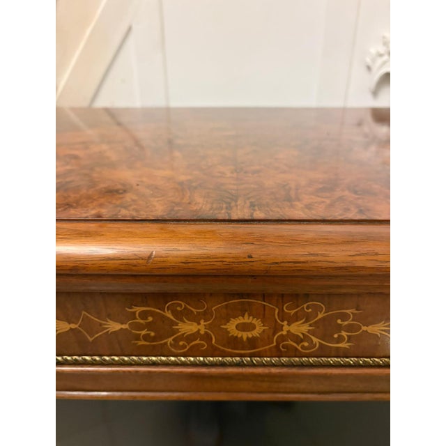 Wood Antique Mid-19th Century Inlaid Mahogany Display Cabinet, 1860s For Sale - Image 7 of 15