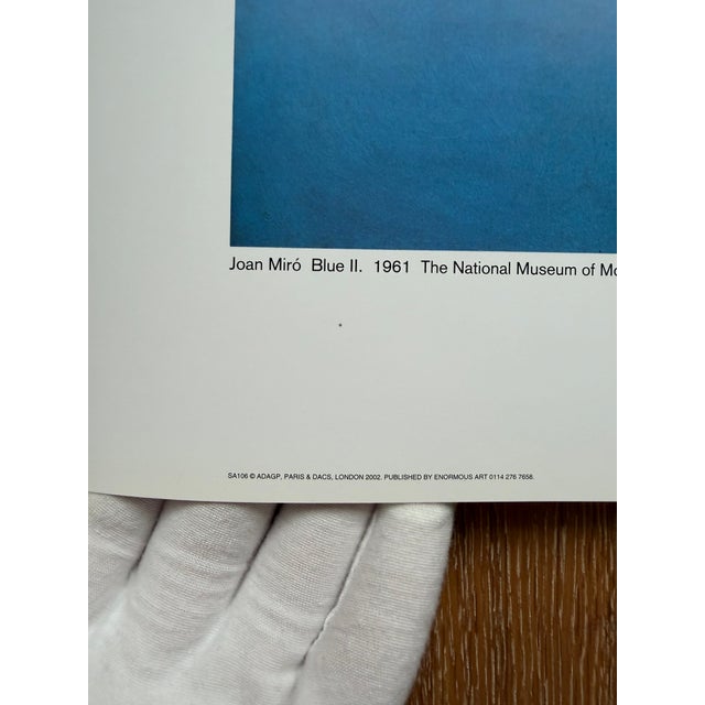 2000 - 2009 Joan Miró, Blue II, 1961, Paper For Sale - Image 5 of 8