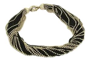 Tiffany & Co. Sterling Silver Twisted Multi Chain Necklace