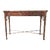 Theodore Alexander Mahogany Edwardian Bamboo Console Table Indochine 5300-138 For Sale