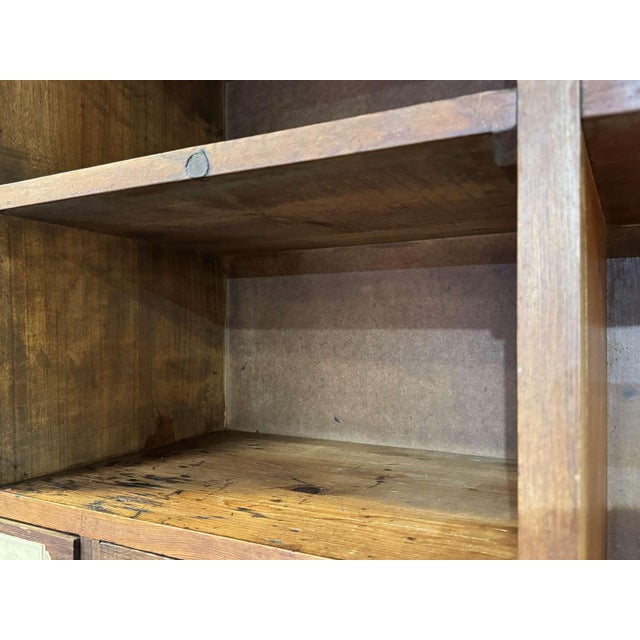 Brown Large Seed Merchants Cabinet, 1950s For Sale - Image 8 of 18