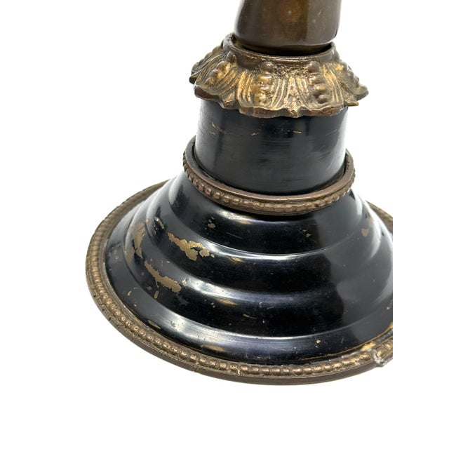 1930s French Art Deco Painted Brass Hand Sconce For Sale - Image 11 of 18
