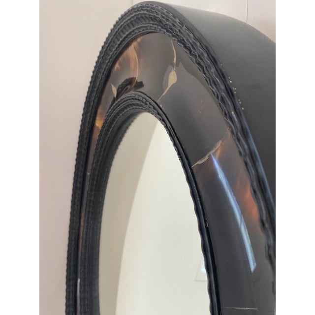 English Horn Mirror For Sale - Image 3 of 5