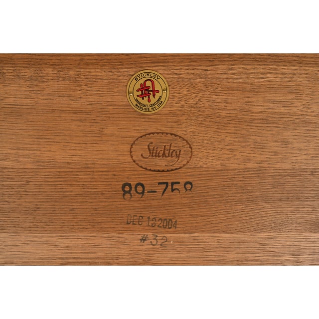 Stickley Mission Oak Arts & Crafts Two-Tier Tile Top Spindle Coffee Table For Sale - Image 14 of 15