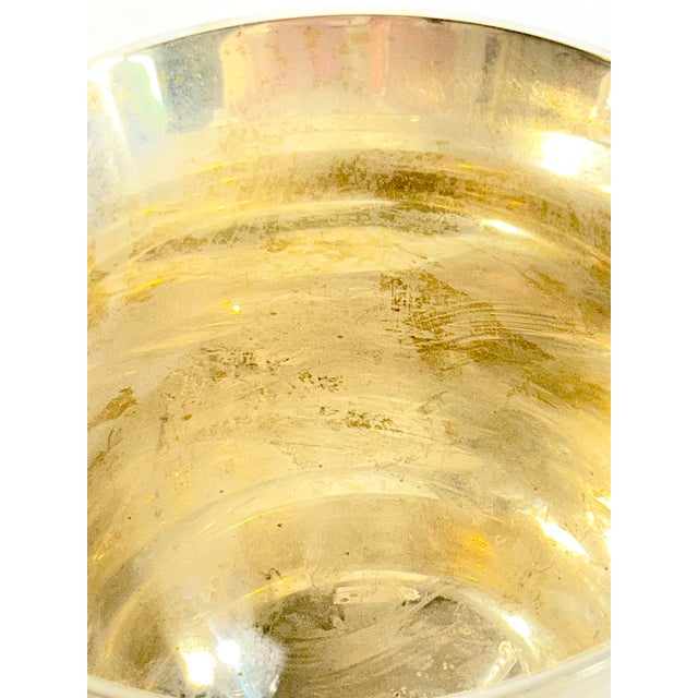 Vintage French Art Deco Silver Plate Ice Bucket With Handle & Ice Spoon For Sale - Image 13 of 13