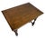 French Provincial Antique Wood Entry Table/Desk With Drawer For Sale - Image 3 of 14