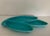Mid-Century Modern Mid-Century Modern California Pottery Aqua Platter For Sale - Image 3 of 6