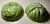1980s Barbara Eigen-Studio Pottery Cabbage Leaf Bowls-Signed-a Pair For Sale - Image 5 of 12