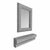 1980s Large Vintage Stone Mirror and Wall Console For Sale - Image 5 of 5