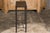 Contemporary Narrow Side Table with Louis Vuitton Leather Top and Custom Metal Stand For Sale - Image 3 of 11