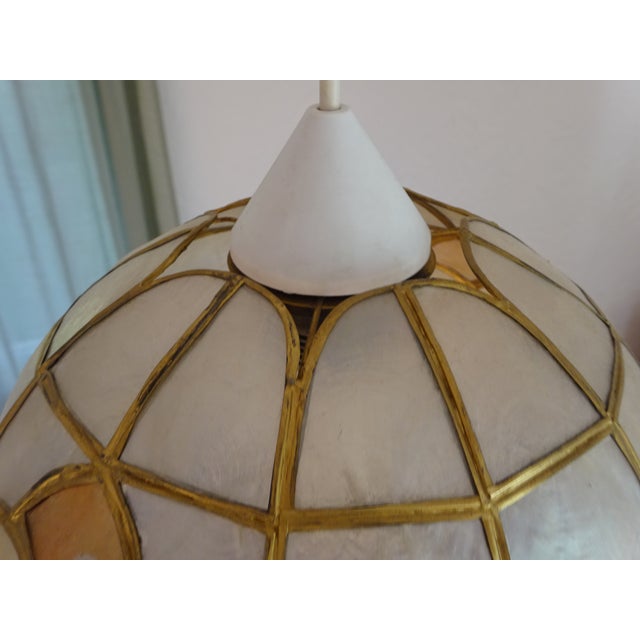 Vintage Glass Pendant Light, 1970s For Sale - Image 3 of 11